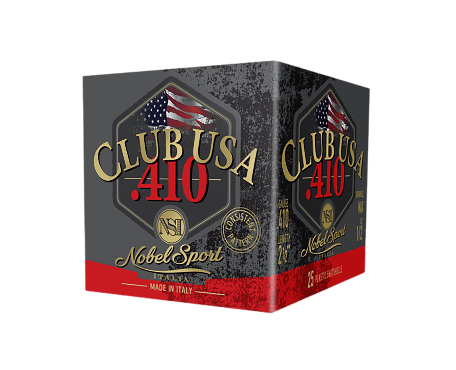 Nobel/Eurosports LLC ANS4129 Club USA 410Gauge 2.50" 1/2oz 9Shot 25... - NSI - .410GA