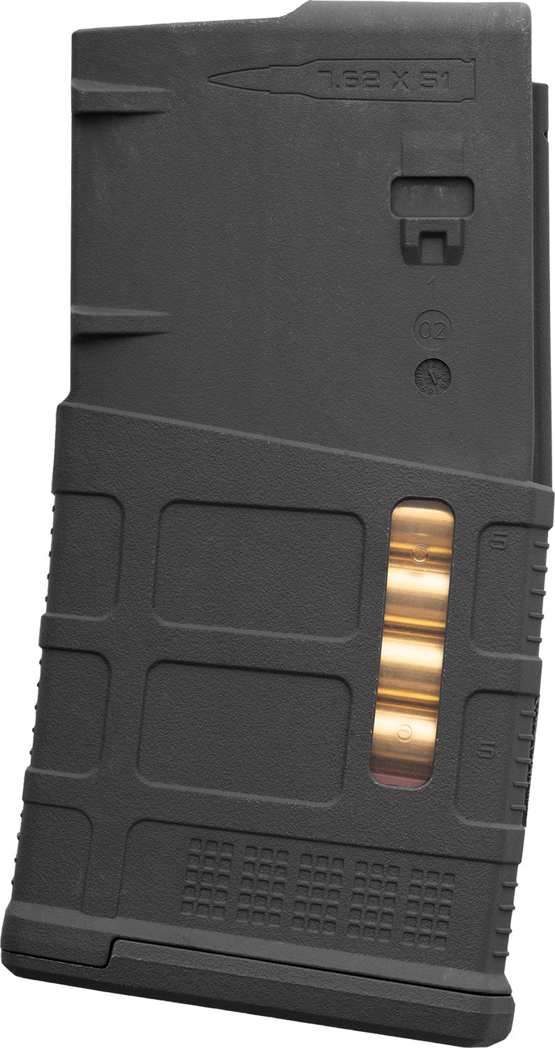 Magpul PMAG 20 LR/SR Gen M3 Window 20rd 308 Winchester Black - Magpul Industries - 308 Winchester