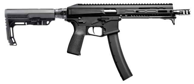 Phoenix POF 01850 SBR 9mm 35+1 8" Black Cerakote Ambidextrous
