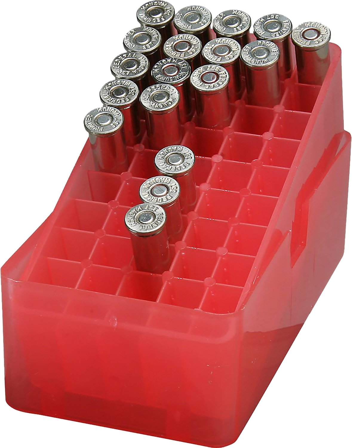MTM E50-38-41 Slip Top Ammo Box 50rd .38/357 Smoke - MTM Case-Gard