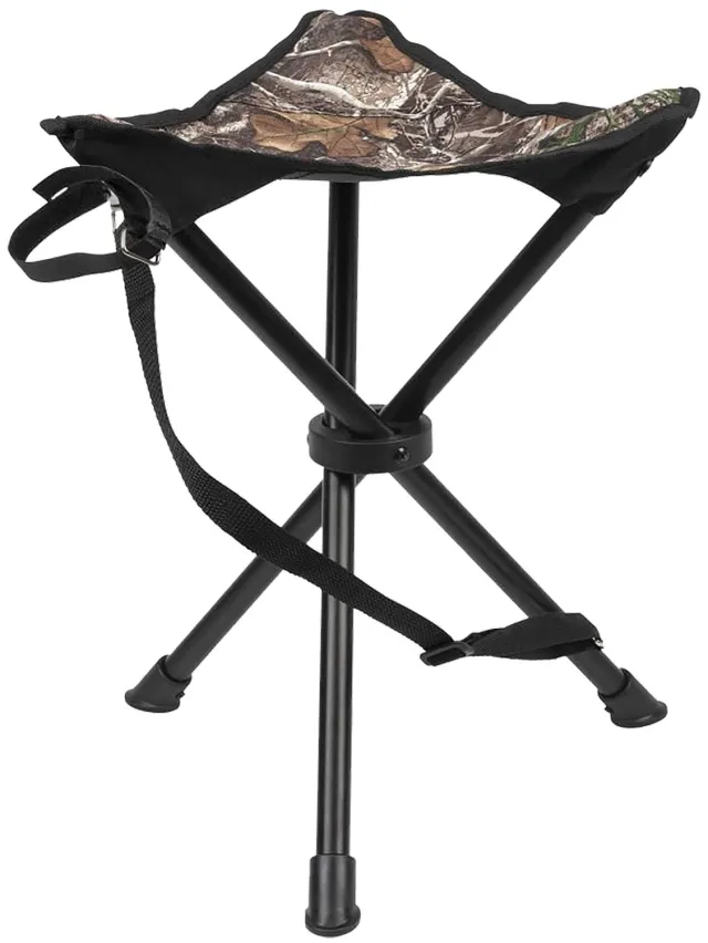 Allen 5912 Vanish Tripod Stool Realtree Edge Steel Frame 225lb Capacity - Allen Company