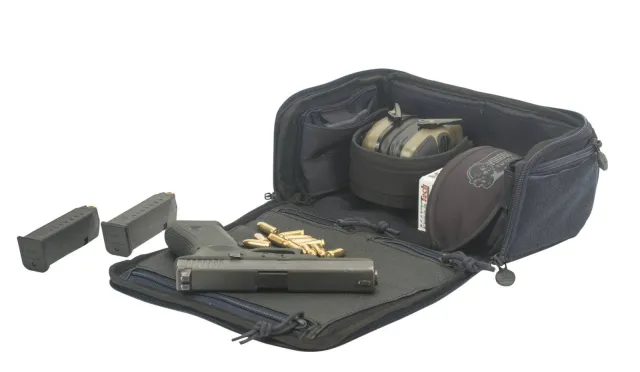 Voodoo Tactical Valor Standard 10-Ring Range Bag Black Nylon