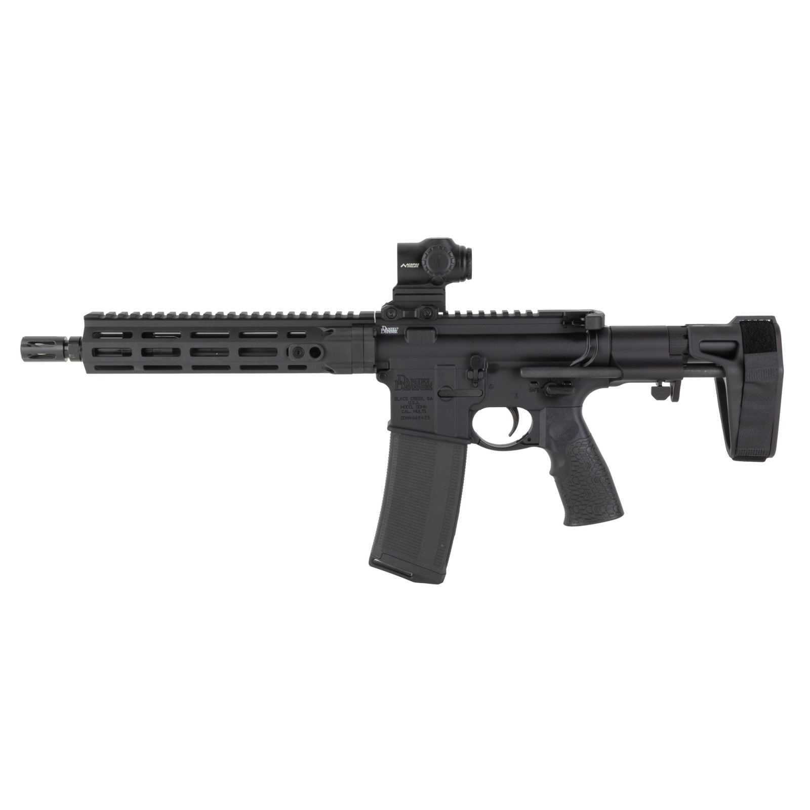 Daniel Defense DDM4 Semi-automatic AR Pistol 556NATO 10.3" Cold Hammer - Daniel Defense - 556NATO