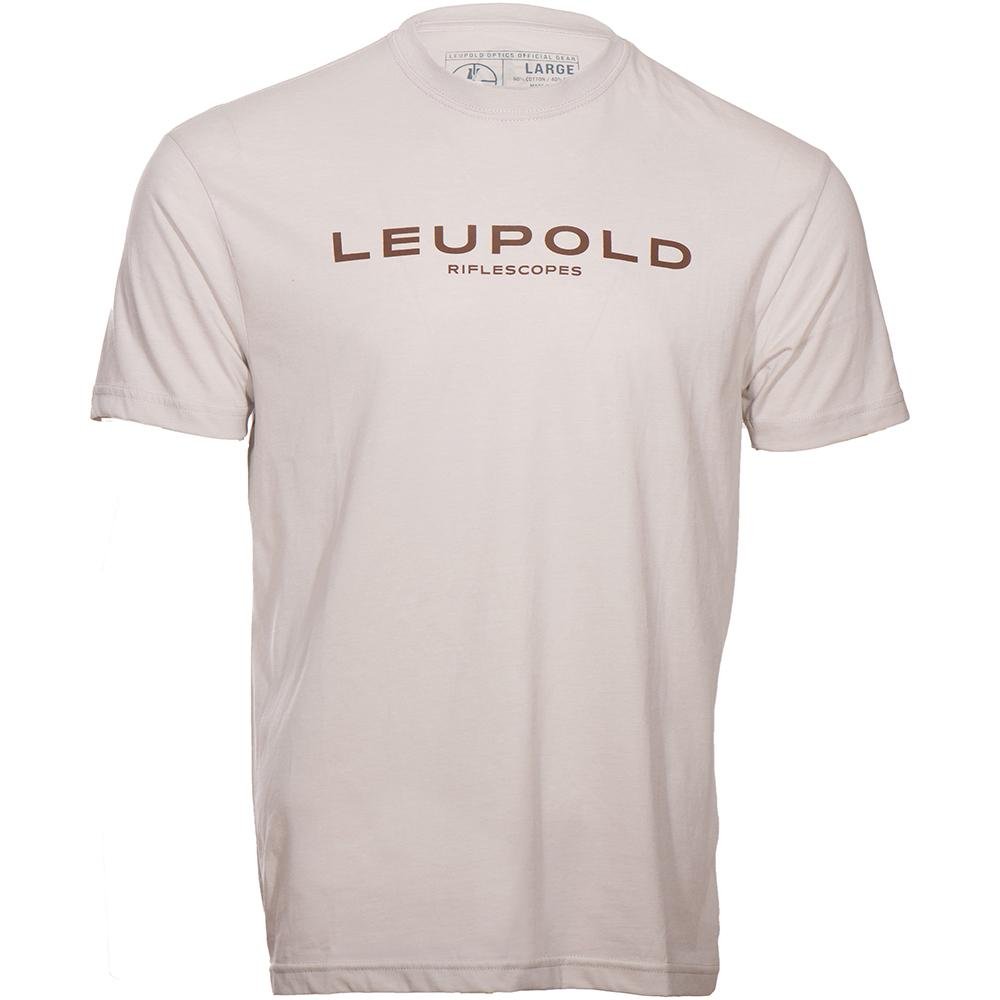 Leupold Riflescopes Short Sleeve Shirt Sand 2XL - Leupold & Stevens