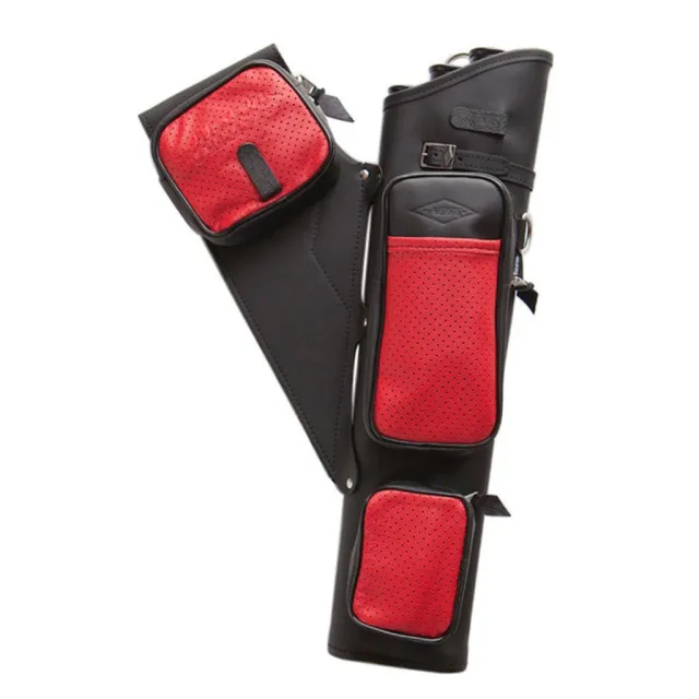 Neet NT-2300 Leather Target Quiver Black 21" RH - Neet