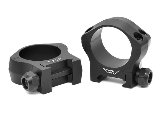 Warne 7241M Scope Rings Mountain Tech Matte Black 35mm Medium 0 MOA - Warne - 35MM