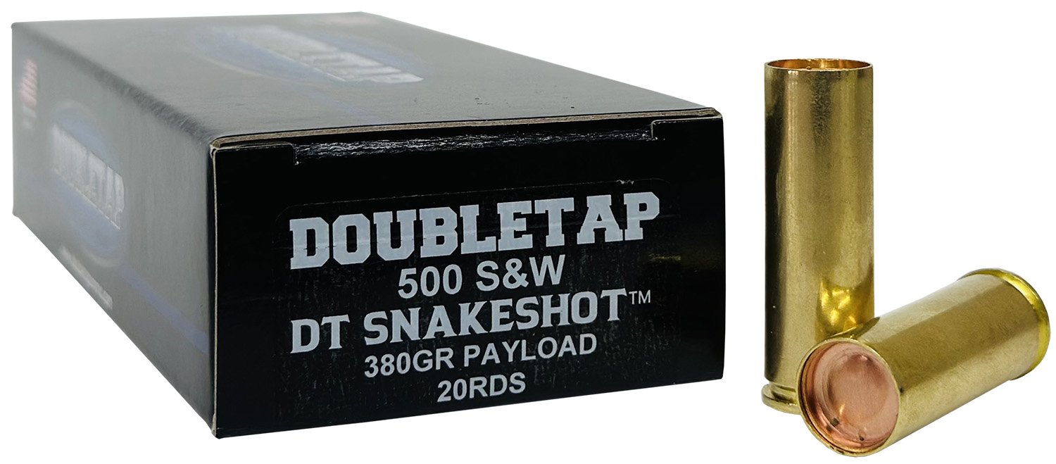 DoubleTap 500SWSS2 500 S&W Mag 380gr Snake Shot Ammo 20 Rounds - DoubleTap Ammunition - 500 S&W