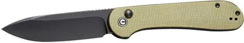 Civivi C2103B Elementum Knife 3.47" Olive Micarta/Black Stonewash - CIVIVI