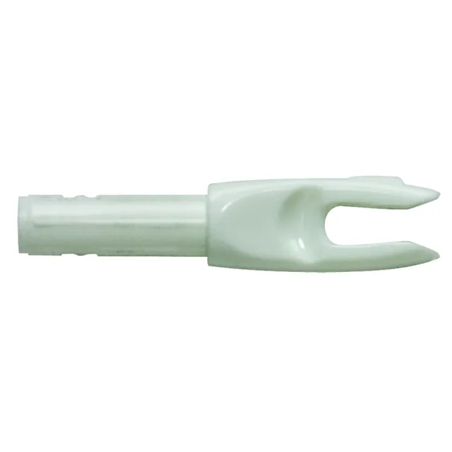 Easton 164459 4mm G Nocks White Large Groove 100 Pack - Easton