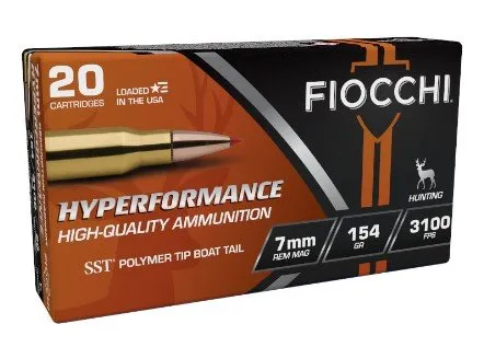 Fiocchi Extrema 7mm Remington Magnum 154 Grains SST Ammo - 20 Rounds - Fiocchi - 7MM REMINGTON