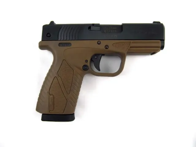 Bersa BP9DECC 9mm Matte FDE 3.3" Barrel 8-Round Semi-Auto Pistol - Bersa - 9mm