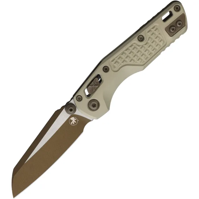Microtech MSI Mini 3.19 In Wharncliffe Standard Bronze Gold Alu Handle - MICROTECH