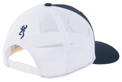 Browning Freedom 110 Mesh Back Circle Patch Cap Navy Blue Adjustable Size - Browning