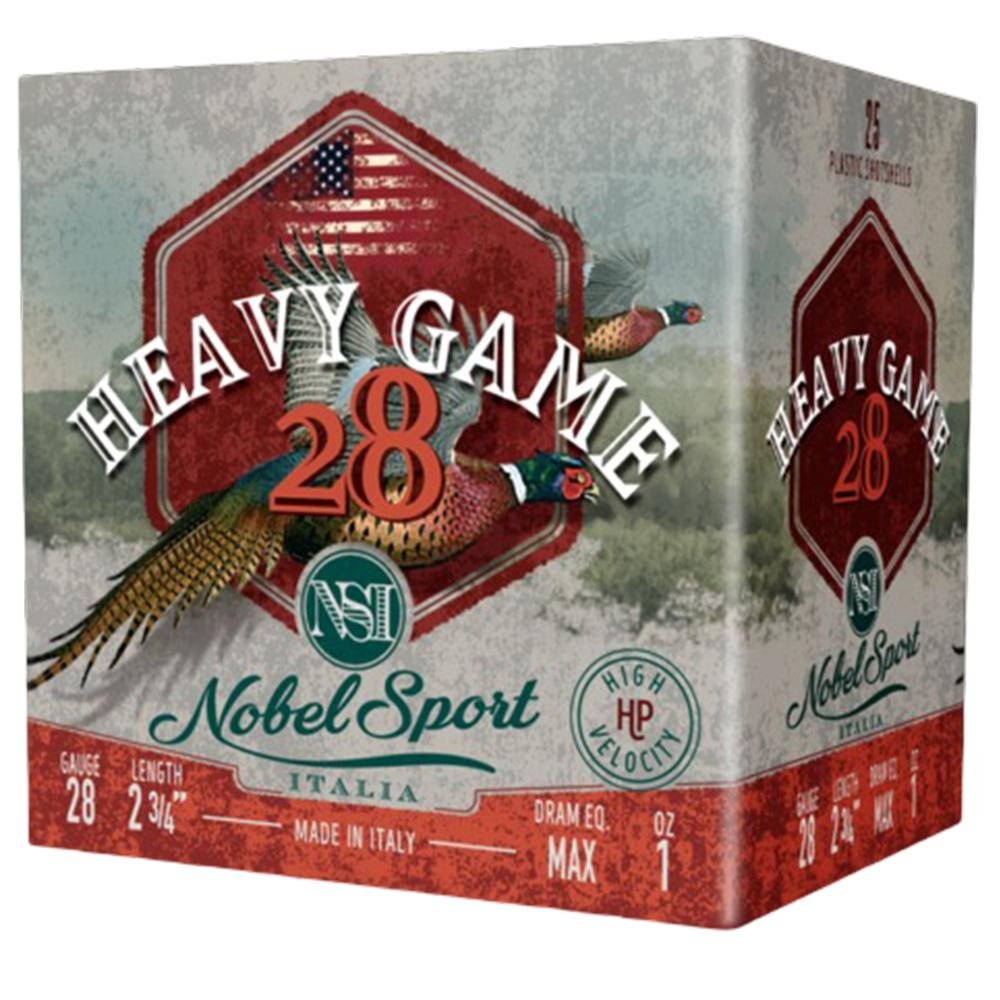 NobelSport 837913001479 28GA 2-3/4" 1oz #8 Ammo 25-Pack - Eurosports LLC - 28