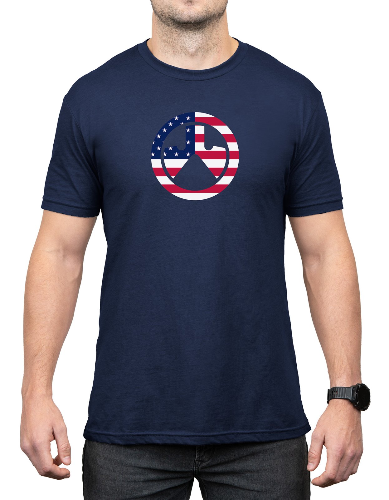Magpul MAG1281410S Independence Icon Navy T-Shirt Small Cotton Blend - Magpul Industries