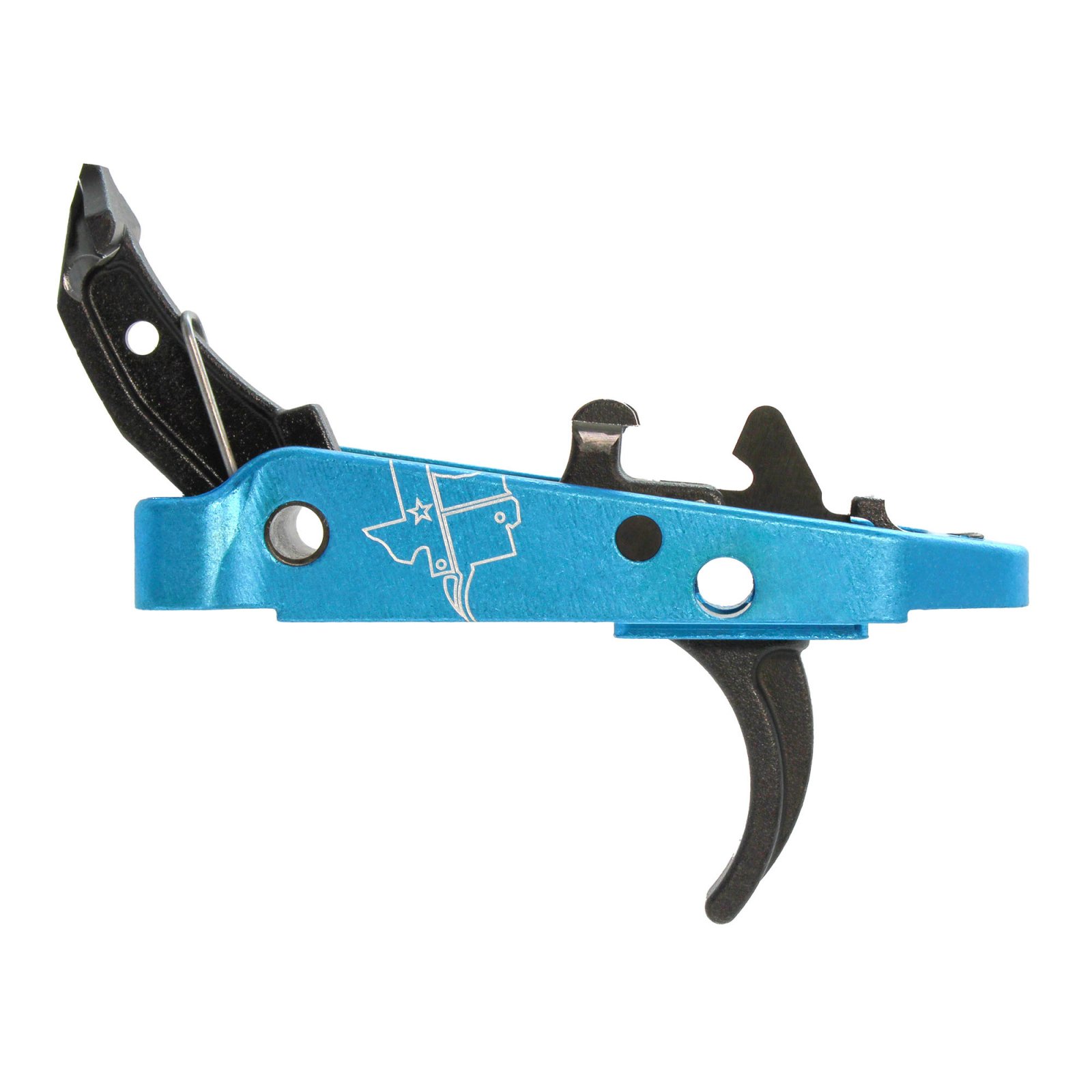 CMC Triggers 47401 AK-47 Trigger 2.0, Curved, Black, 2-2.5 lbs - CMC Triggers