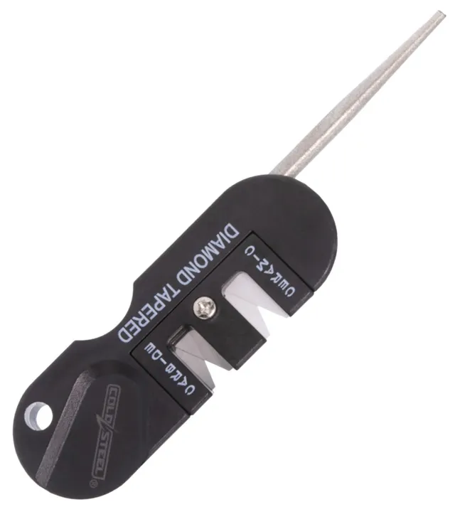 Buy Cold Steel CSKS31SCDR 3-In-1 Knife Sharpener Black Carbide/Ceramic Sharpener, Coarse/Fine online