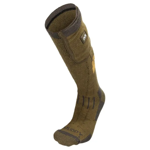 GSM Outdoors Muddy Heated Socks Brown Clay L/XL MUD-HT-SOCK-CL-LXL - GSM Outdoors