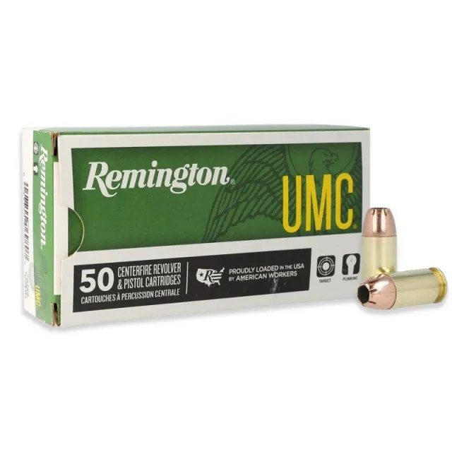 Remington Ammunition 23696 UMC Target 45 ACP 230 gr Jacketed Hollow Point (JHP) 50 Per Box - Remington Arms Company, LLC - 45 ACP