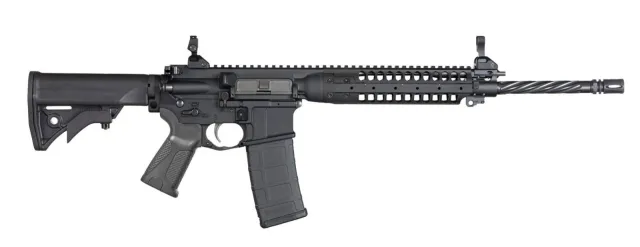 LWRCI ICER5B16 M6 AR-15 5.56 NATO Rifle, 16" Fluted Barrel, 30-Rd Black