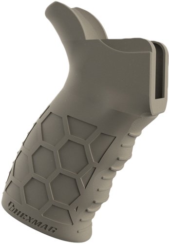 Hexmag HXHTGFDE AR-15/AR-10 Rubber Tactical Grip Flat Dark Earth - Hexmag