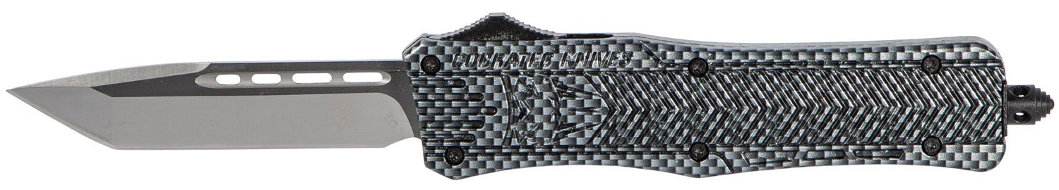 CobraTec MCFCTK1MTNS CTK-1 Medium 3" OTF Tanto D2 Steel Knife - CobraTec Knives