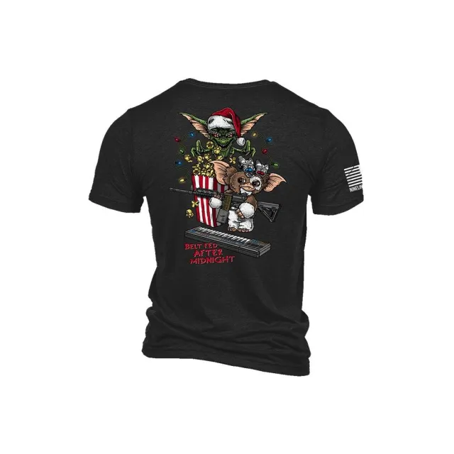 Buy Nine Line BELTFED-TSTRI-CHARCOALBLACKTRIBLEND-L Black Triblend Shirt L online