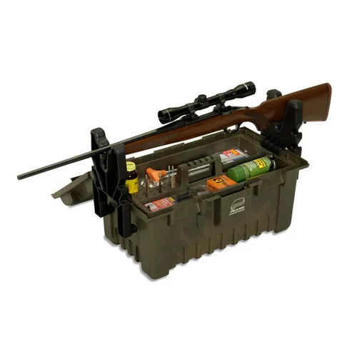Plano Shooters Case w/ Gun Rest Padded Foam Interior Lockable Latches - Plano