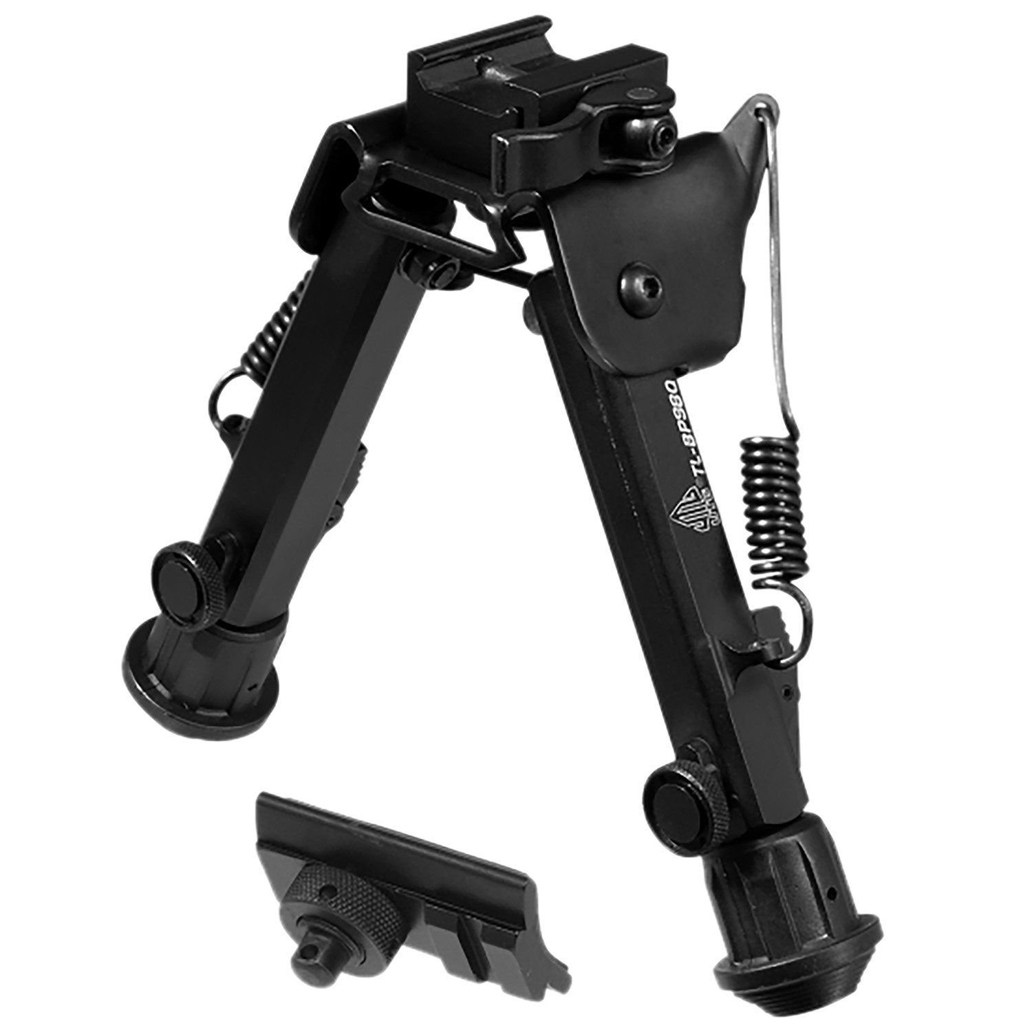 Leapers UTG TL-BP98Q Super Duty Quick Detach Bipod 6-8.5 In Black - Leapers