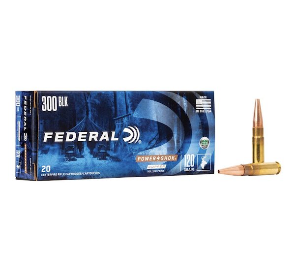 Federal 300BLK150LFA Power-Shok 300 Blackout 120 gr Copper Hollow Point... - Federal Premium Ammunition - 300 Blackout