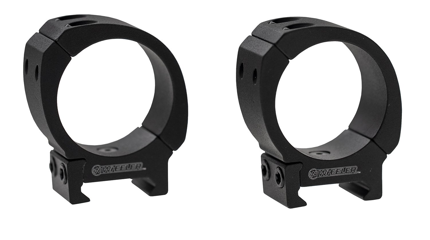 Wheeler Sport Scope Rings Black 1 in. High - Wheeler - 1"