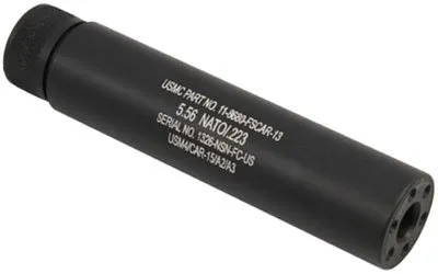 Guntec USA 1326 AR-15 Reverse Thread Fake Suppressor .223 Cal Black