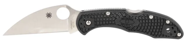 Spyderco C11FPWCBK Delica 4 Wharncliffe 2.87" VG-10 Blade Black Handle - Spyderco
