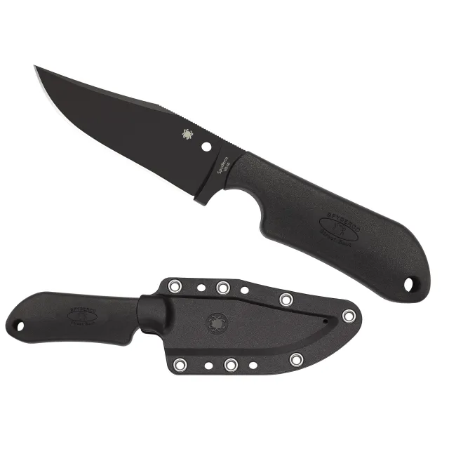 Buy Spyderco FB15PBBK Street Beat 3.51" VG-10 Black DLC Blade FRN Handle online