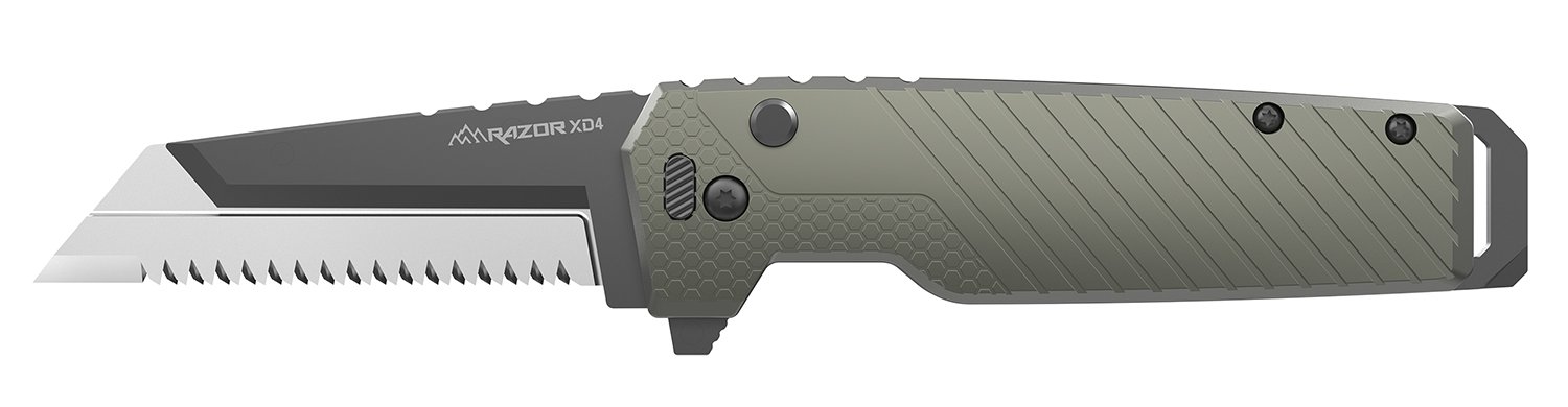 Buy Outdoor Edge XDS430A-C Razor XD4 3.0" Heavy Duty Green Knife online