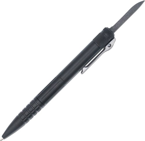 CobraTec Knives Tactical Pen Gen II Black Aluminum D2 Steel Blade - CobraTec Knives