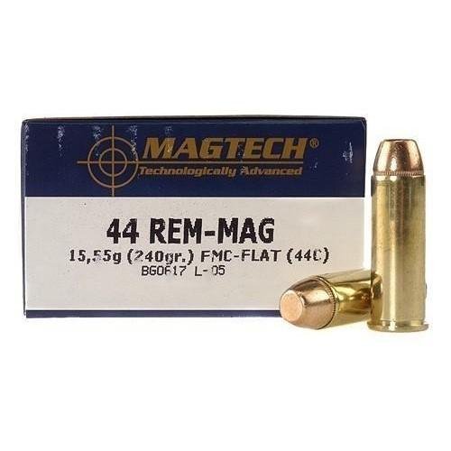 Magtech 44C Range/Training 44RemMag 240gr Full Metal Jacket Flat Nose 50 - Magtech Ammunition - 44 Rem Mag