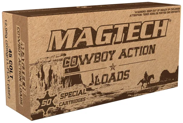 Magtech 45F Cowboy Action 45Colt 200gr Lead Flat Nose 50 Per Box/20 Case - Magtech Ammunition - 45 Colt