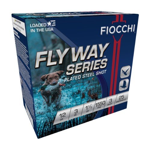 Fiocchi 123ST153 Flyway 12Gauge 3" 1 1/5oz 3Shot 25 Per Box/10 Case - Fiocchi - 12 Gauge