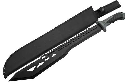 SZCO Rite Edge 926936BK 20" Machete Black with Sheath 25" OAL - SZCO Supplies