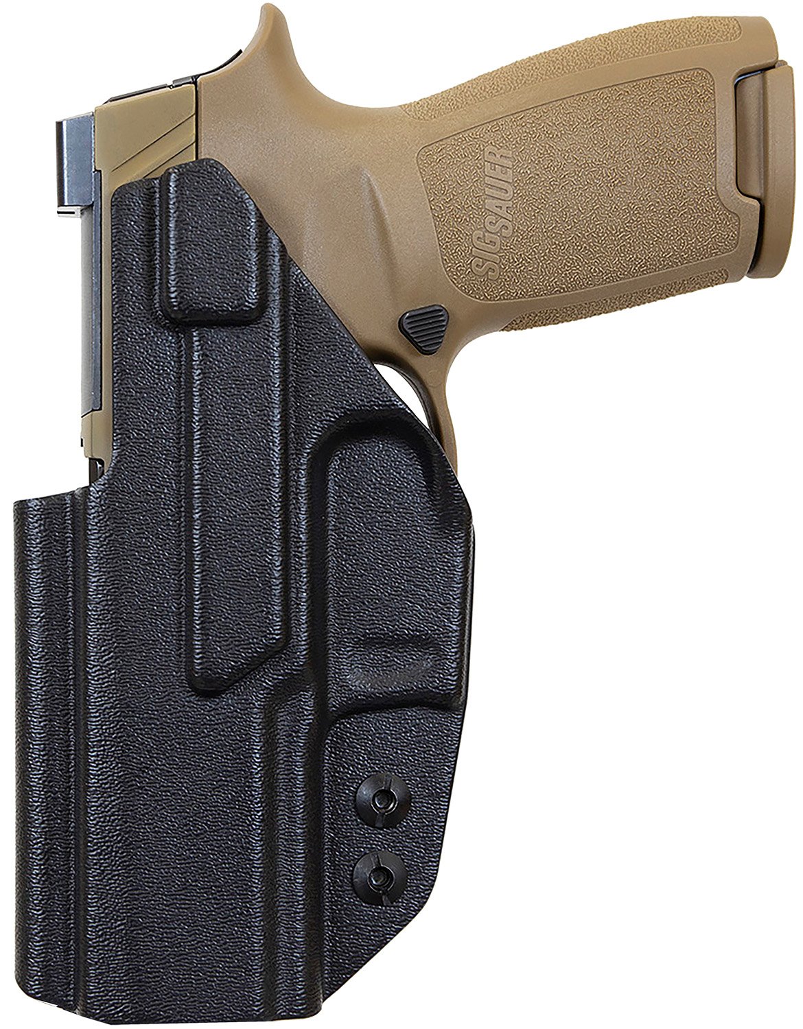 1791 Gunleather TAC-IWB-P320-BLK-R Kydex IWB Holster P320 Black RH - 1791 Gunleather