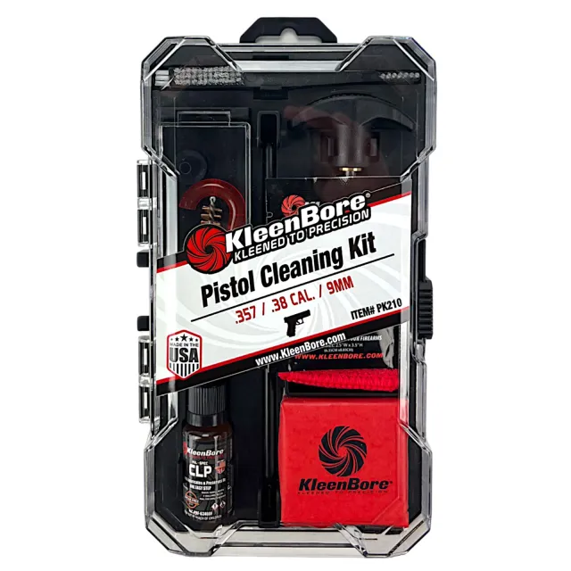 Kleen Bore Classic .38/.357/9mm/.380 Cleaning Kit PK210 - Kleen Bore - .38/.357/9mm