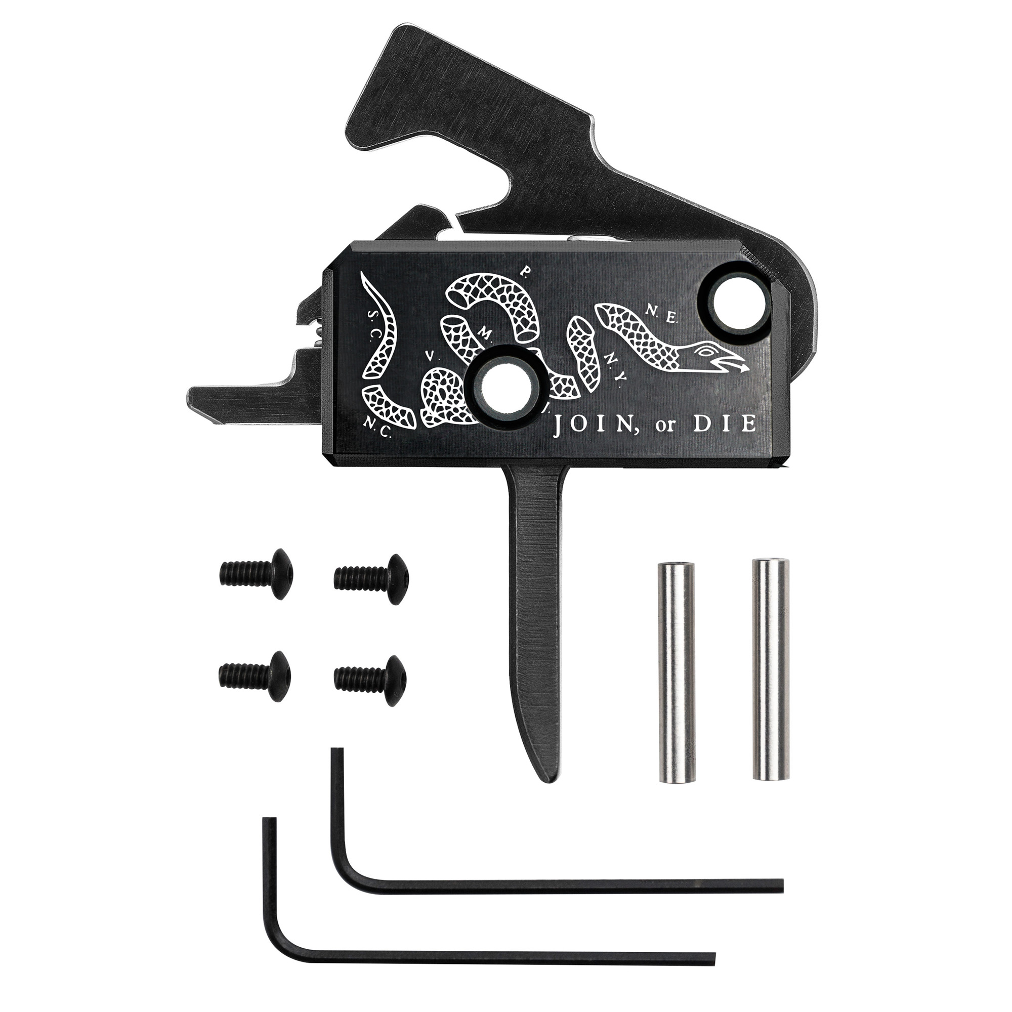 Buy Rise Armament RA-140F-JOD Flat Trigger, Anodized Black, 3.5 lb Pull online