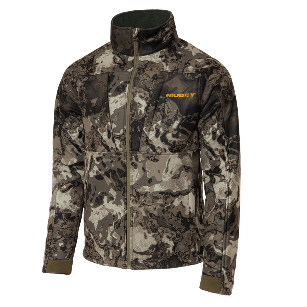 Muddy MUD-WDP-JKT-VCG-XL TRX Softshell Jacket Veil Canyon Grey XL - GSM Outdoors