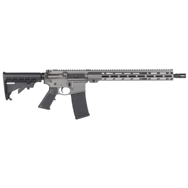USED Smith & Wesson M&P 15 Sport III Rifle 5.56 NATO 30rd Magazine 16 1/2x28 Threaded Barrel Tungsten Grey
