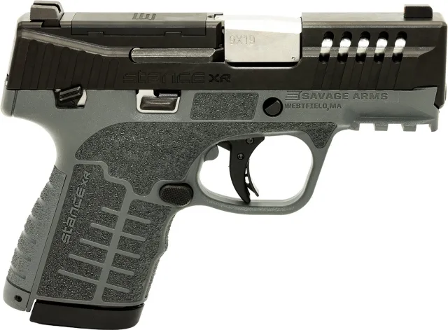 Savage Arms 67058 Stance XR 9mm 13+1 3.20" Black Nitride Slide Gray Grip - Savage Arms - 9mm