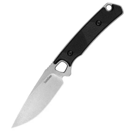 Kershaw 2048 Steppe Fixed Blade D2 Steel, Stonewash, Molded Sheath - Kershaw