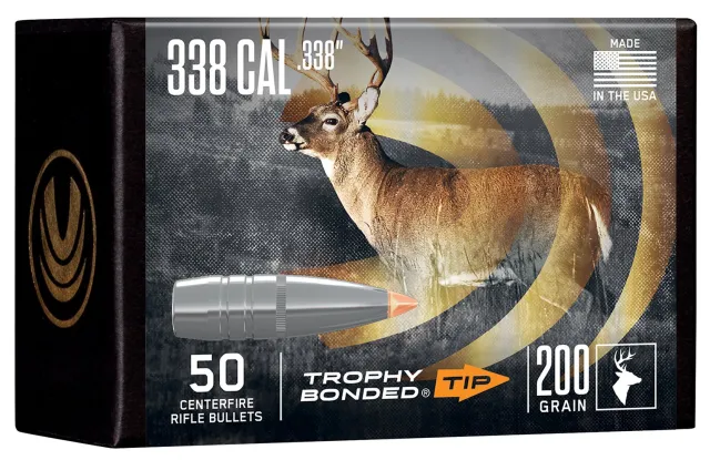 Federal PB338TT200 Trophy Bonded Tip 338Cal 300gr 50/Box
