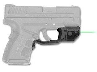 Crimson Trace 01-6330-1 LG-496G Green Laserguard for Springfield XD Mod.2 - Crimson Trace - 0.50" AT 50 FT