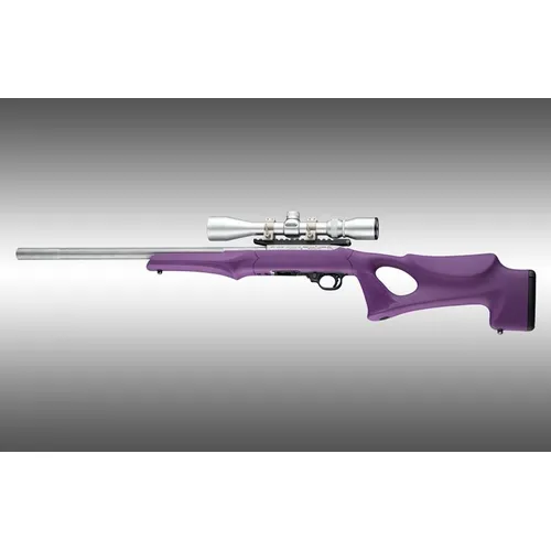 Hogue Ruger 10-22 Thumbhole OverMolded Stock Purple .920 - Hogue